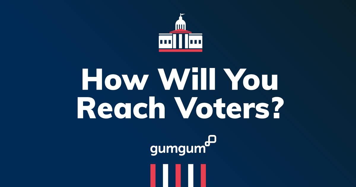 Graphic asking "How will you reach voters?"