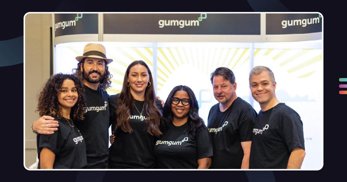 The GumGum Booth at the Black is Tech Conference